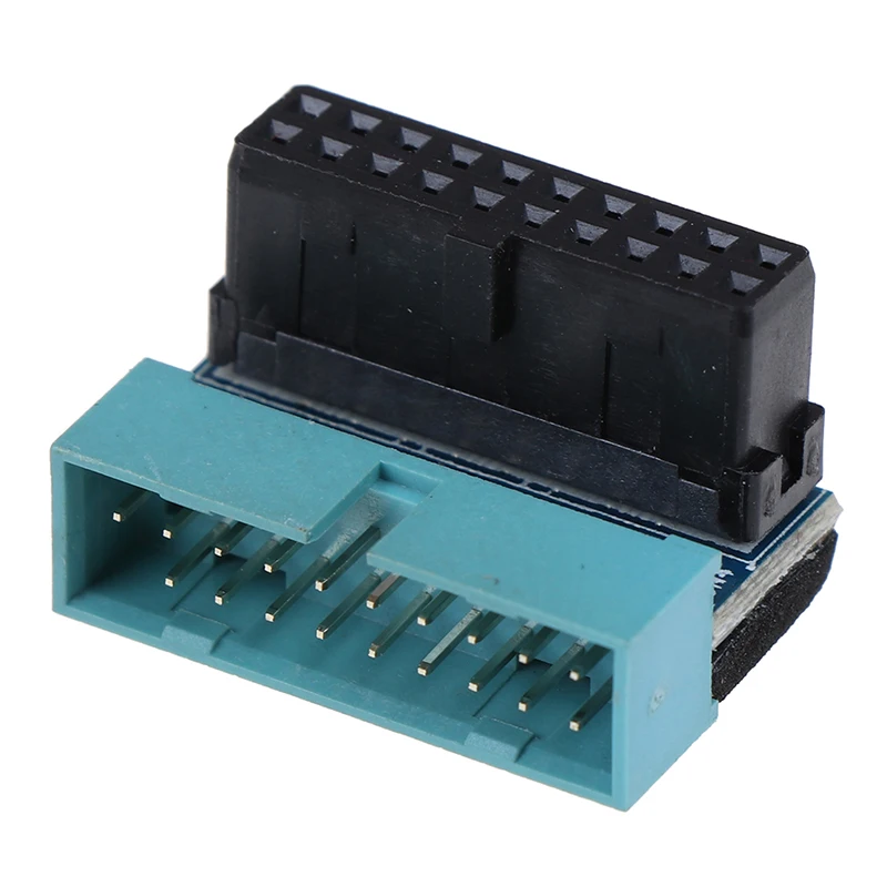 1PC USB 3.0 20pin Male To Female Extension Adapter Up Down Angled 90 Degree For Motherboard Mainboard for usb hub adapter usb adapter usb extension adapter