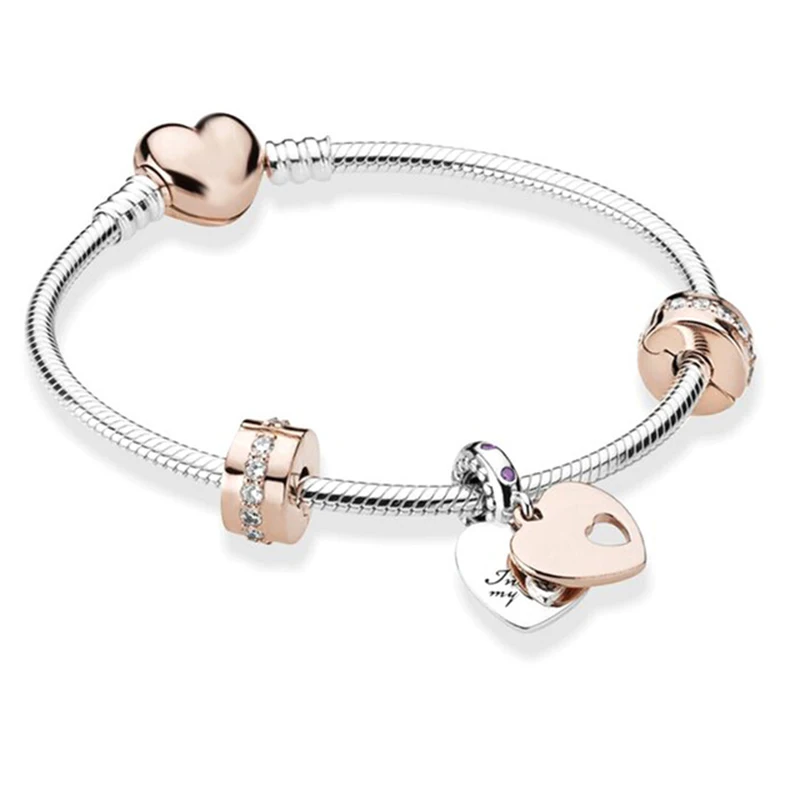 Love You Forever Beads Charm Bracelet 1