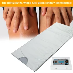 Sauna Heating Blanket Detoxification Body Health Care Steaming Fitness Blanket AU Plug 220V(Sauna Blanket Body Weight Loss Sauna