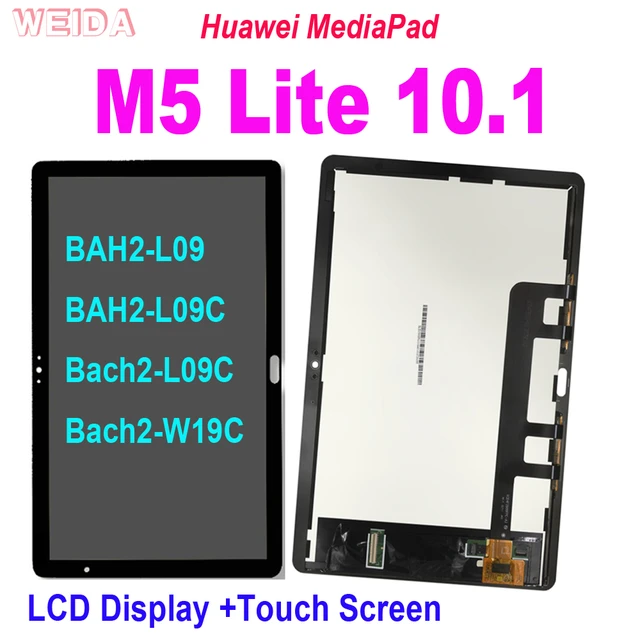 10.1 Lcd For Huawei MediaPad M5 Lite LTE 10 BAH2-L09 BAH2-W19 Touch Screen  Digitizer With Display Assembly Replacement Part - AliExpress