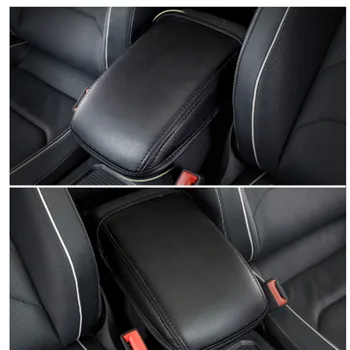 

1Pc Armrest Cushion Cover For Volkswagen Tiguan MK2 2016 2017 2018 2019 Cushion For Car With Armrest Top Cushion Armrest Cover