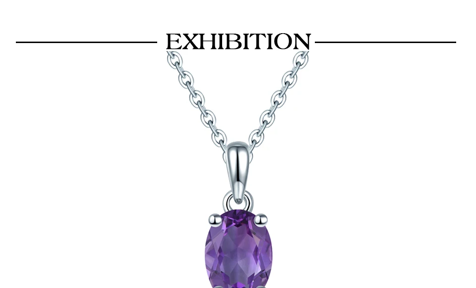 18-Inch Rhodium Plated Necklace with 6mm Light Amethyst Birthstone Beads and Sterling Silver Holy Spirit Charm. 