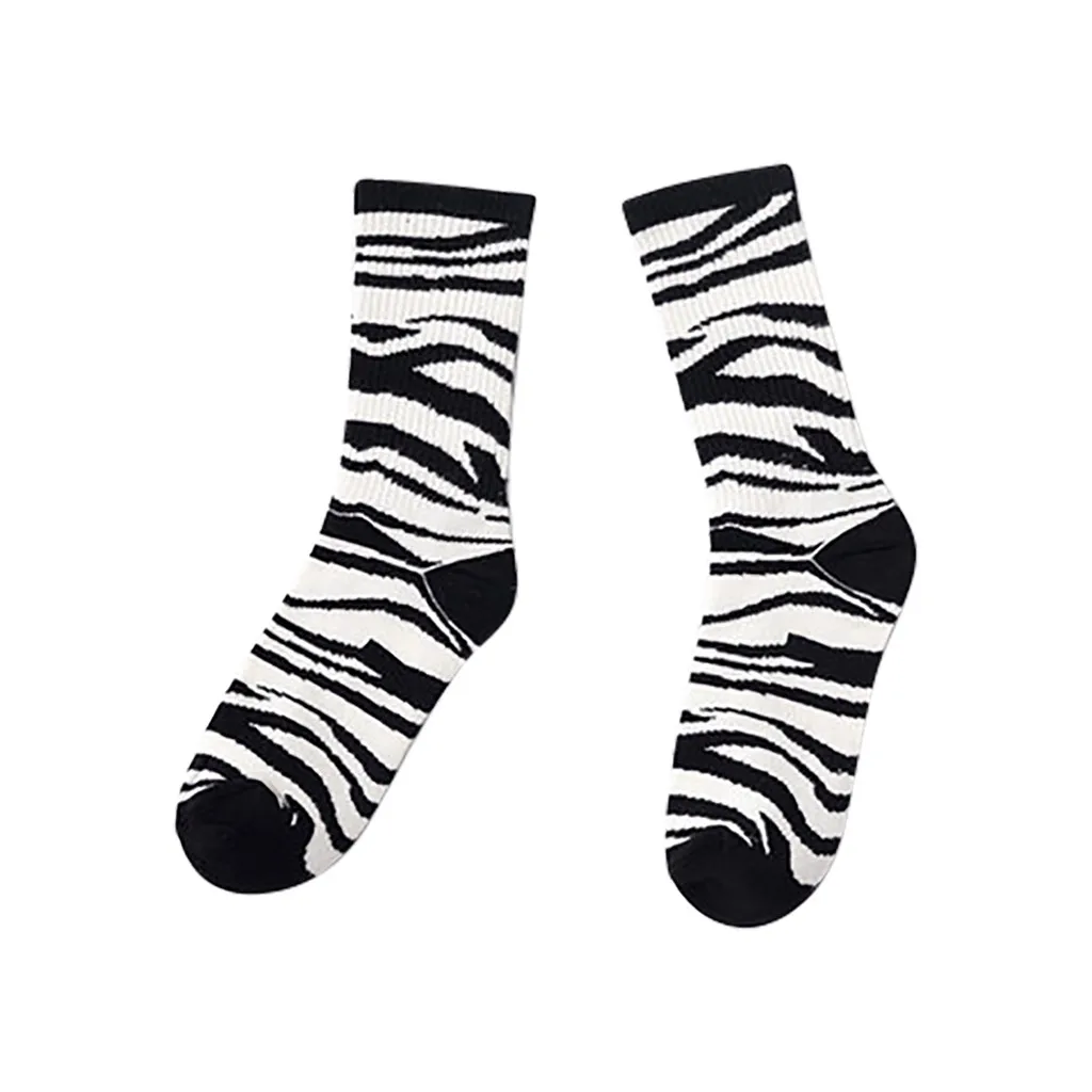 Женские трендовые яркие цветные Носки с принтом коровы, повседневные хлопковые Носки, смешные Носки Харадзюку, женские, мужские, унисекс, Носки