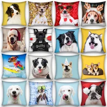 

2021 Wholesale Hot Home Lovely Pet Pillow Covers Nordic Sofa Buffalo Check Decor Dog Cat Animals Chirsmas Cushion Cover