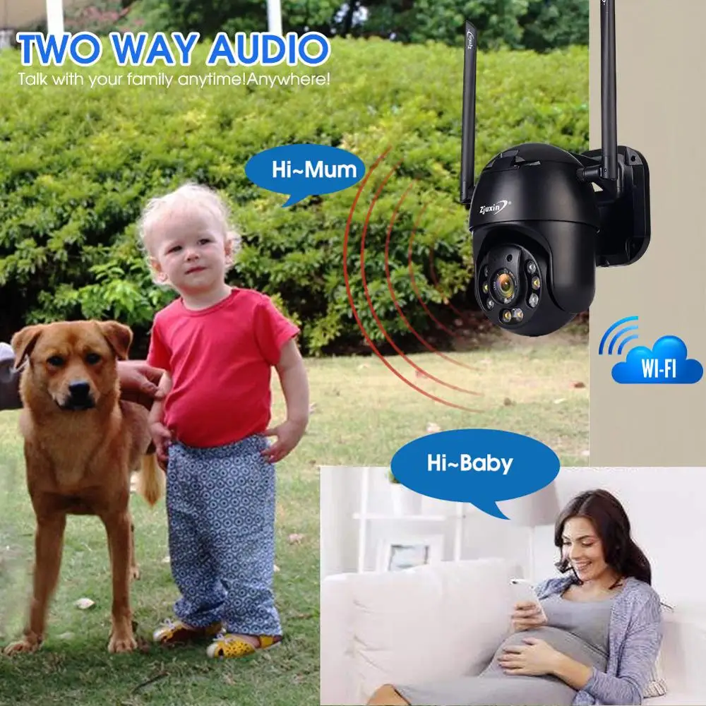  IP Camera WiFi 2MP 1080P Wireless PTZ Speed Dome CCTV Onvif 360 Outdoor Waterproof Security Surveil - 4.00022E+12
