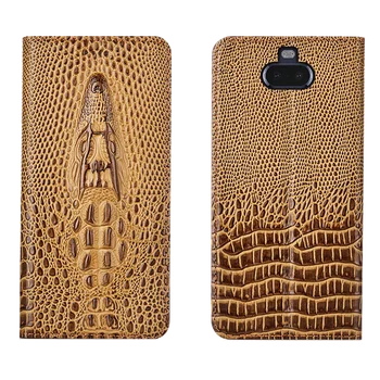 

Business genuine leather ultra slim phone cover for Sony Xperia 10 Plus/Sony Xperia 10 durable protective phone case card slot