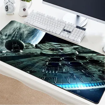 

Yuzuoan spacecraft ufo sci-fi mouse pad lock table pad office keyboard pad can be customized