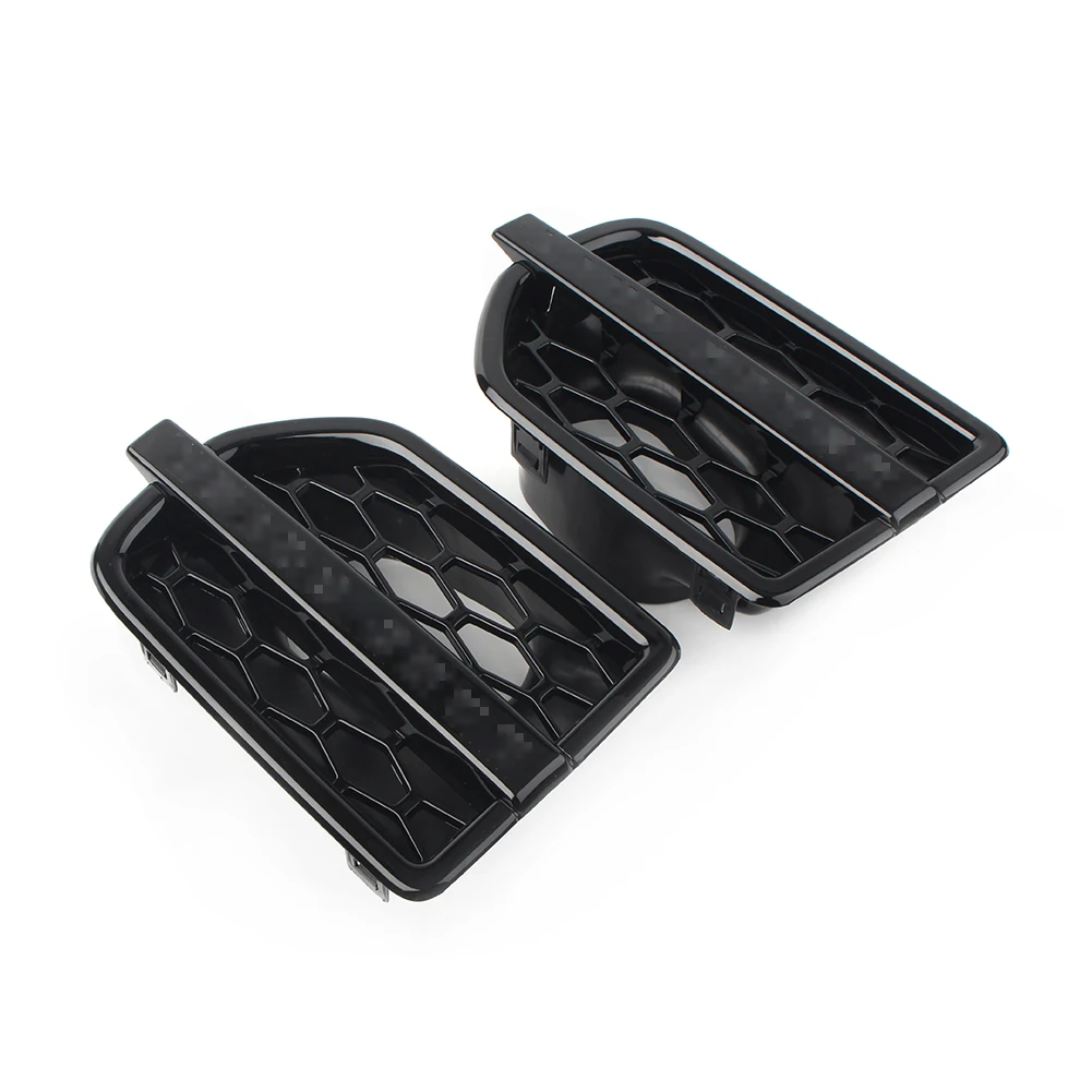 2x For Land Rover LR4 Car Side Grille Air Intake Fender Vents Grill in Santorini 2010-2015 Gloss Black