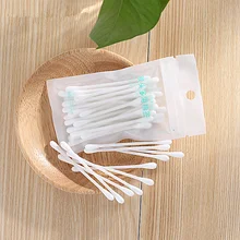 30 шт одноразовые ватные тампоны для бровей помады ватные с бутоном наконечником для ушей чистые хлопковые спиральные палочки Аппликатор для макияжа