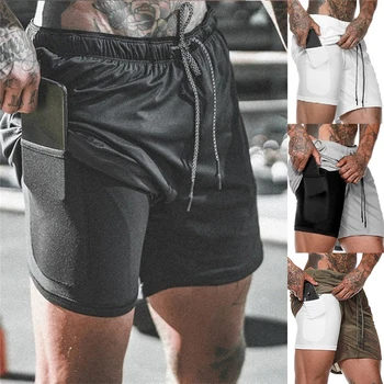 

Hot Men's Sports Training Bodybuilding Summer Shorts Workout Fitness GYM Short Pants