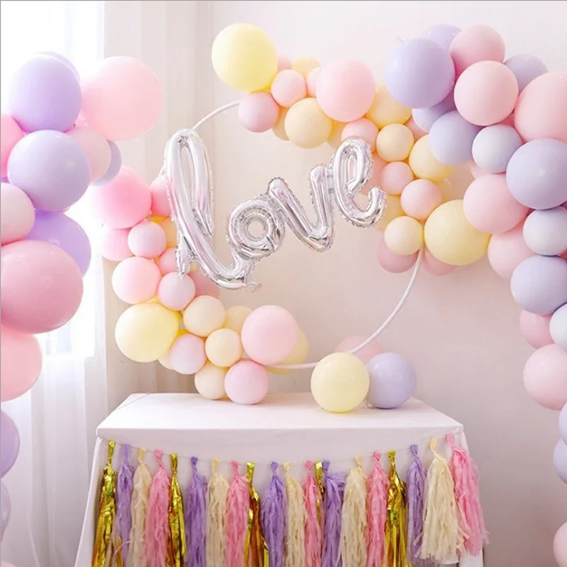

30Pcs/Pack Candy Color Latex Balloon 5in Festival Birthday Party Decorative Balloons Sweet Colorful Party Hanging Decoration