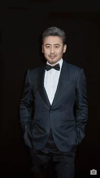 

New Black Men Suits Blazer Custom made YOung Men Tuxedo For Wedding Party business Suit (Jacket+Pant)