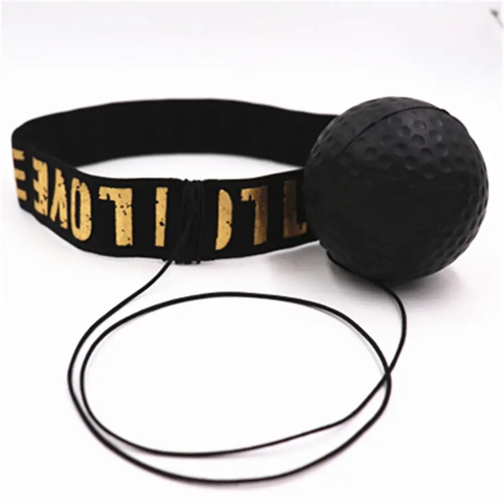 Boxing Speed Ball, Head-mounted Boxing Reflex Ball, Raising Reaction Force, for Hand Eye Training, MMA Sanda Muay Thai Training