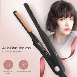 Ультра-тонкий выпрямитель для волос профессиональный керамический плоский утюг для коротких волос для женщин и мужчин быстрый Стайлинг