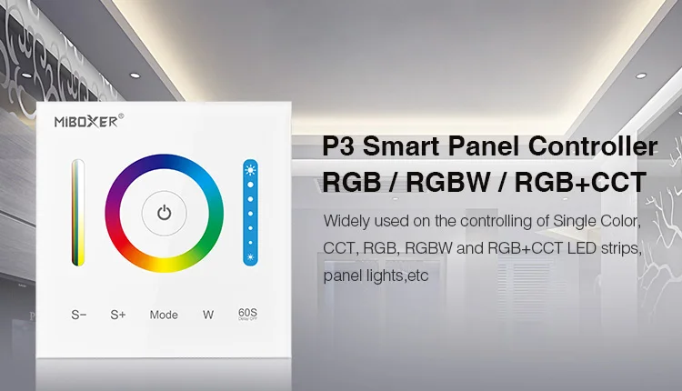 Mi боксеры P3 Смарт Панель светодиодный контроллер RGB/RGBW/RGB+ CCT светодиодный сенсорный выключатель Панель регулятор светодиодной яркости для светодиодный полосы Панель свет