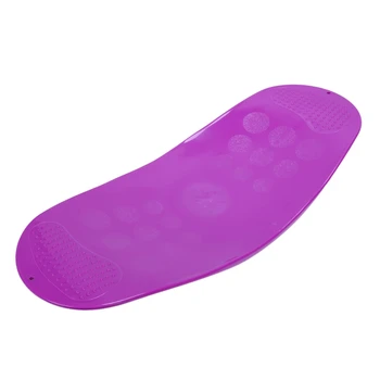 

Twisting Fitness Balance Board Simple Core Workout for Abdominal Muscles and Legs Balance Fitness Yoga Board-Purple