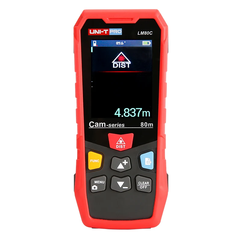 LM80C UNI-T LM80C/LM120C/LM200C Тип камеры лазерный дальномер(Pro C Edition) IP65 Водонепроницаемый/пылезащитный Многофункциональный дальномер - Цвет: LM80C