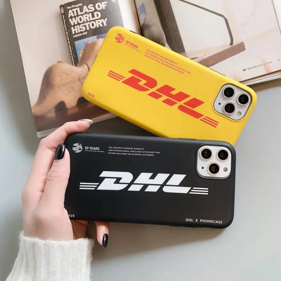 

DHL Express soft case for iphone 11 pro x xs max xr 8 7 6 6s plus luxury silicone phone cover fashion DHL souvenir coque fundaS