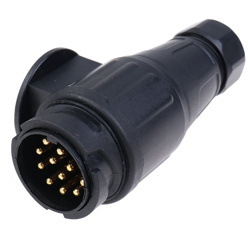 1pc 12V 13 Pin Trailer Plug Waterproof Pole Electrical Connector Wiring Adapter For Vehicle RV | Автомобили и мотоциклы