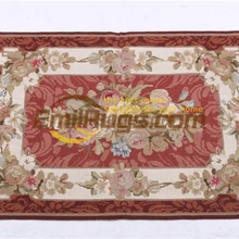 Ручная работа шерсть вышивка цветочные розы игольчатый ковер из Китая ковер для спальни