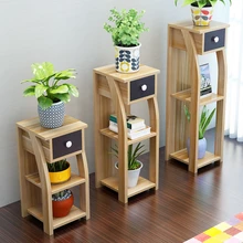 Стойка балкон посадочного типа деревянные цветы Airs многоэтажная полка полна мяса зеленый Луо цветочный горшок рама бытовой