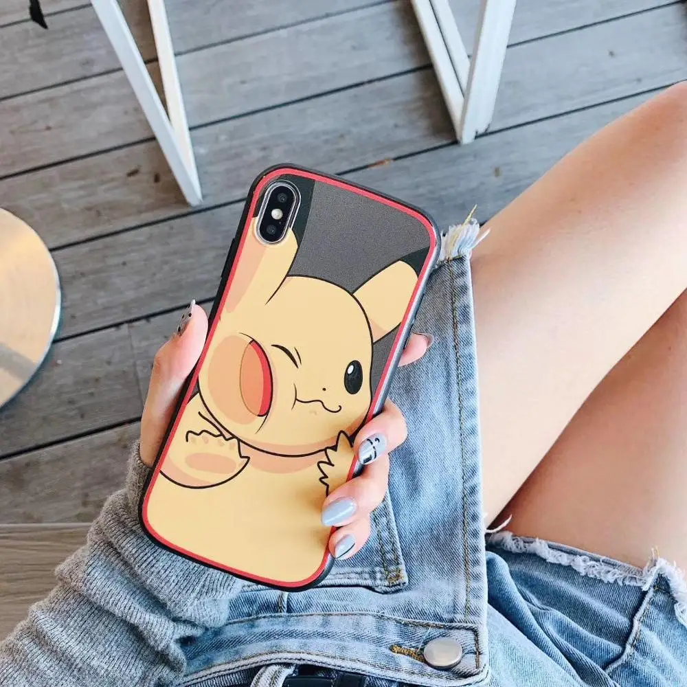 Ms Win чехол для iPhone11 Pro Max X XR XS 7 8 Plus Pokemons Мультфильм pet мобильный телефон