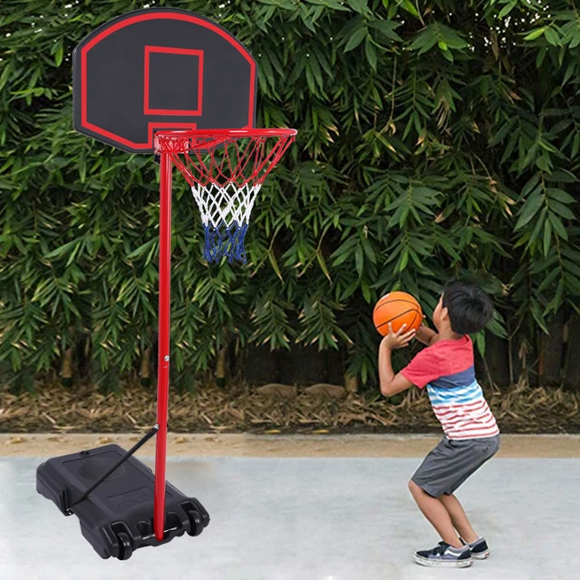 Support de basket-Ball Portable et amovible pour jeunes, support de basket- ball intérieur et extérieur