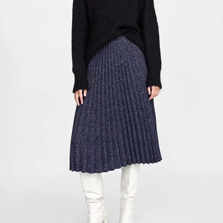 

Overplus of Goods Exported to Europe And US Autumn Clothing Drape Fabric Women's Flower Gray Thickened Elasticity Interior Waist