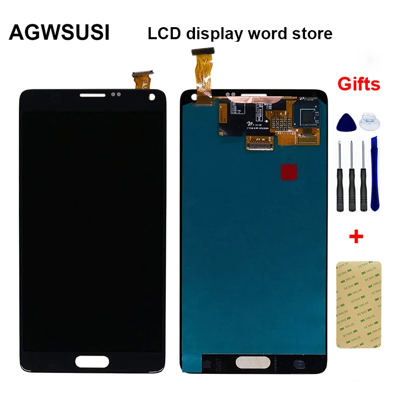 

For Samsung Galaxy Note 4 Note4 N910 N910C N910A N910F N910H LCD Display Touch Screen Digitizer Assembly LCD Replacement