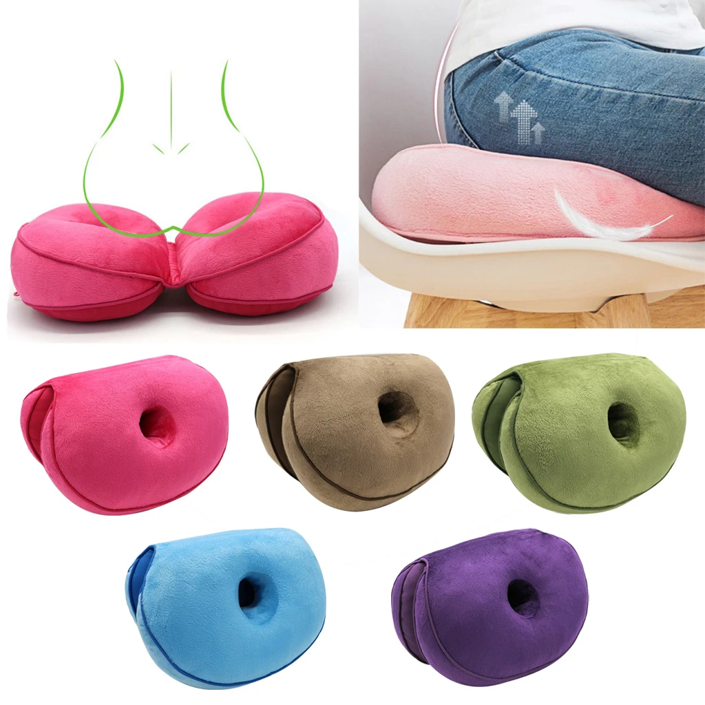 Comfort Donut Cushion Seat Memory Foam Waist Cushion Pillow For Bed