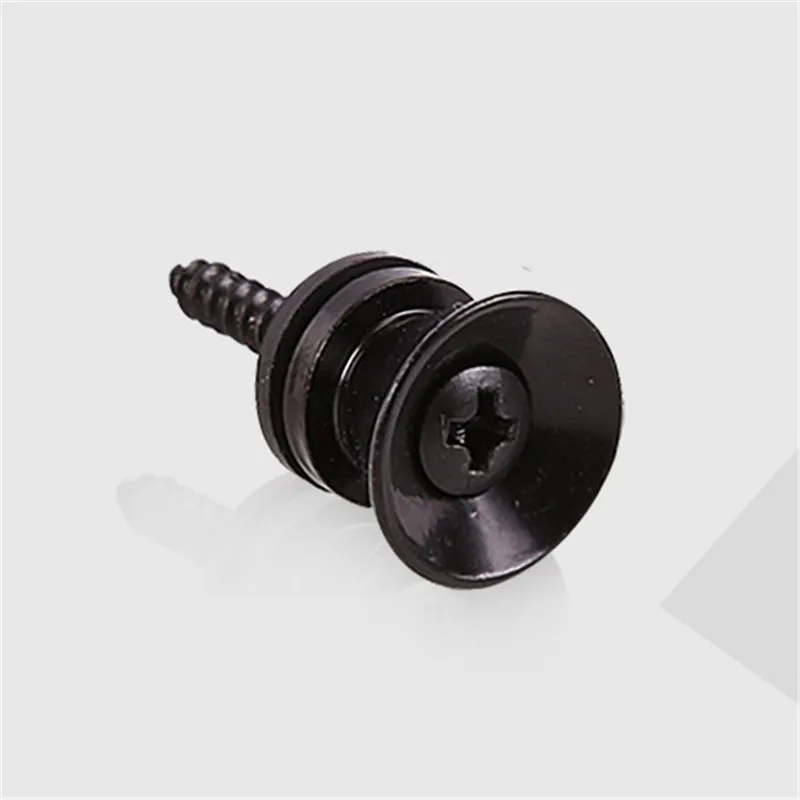 Multi-Color Metal Strap Lock Buttons for Guitars and Bass Instruments