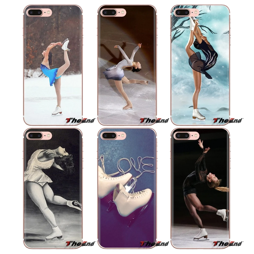 Прозрачный мягкий чехол для iPod Touch Apple iPhone 4 4s 5 5S SE 5C 6 6S 7 8 X XR XS Plus MAX фигурное катание