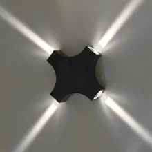 Светодиодный настенный светильник для прихожей, крыльев, дорожек, спальни, домашний светильник, светильник с 4 головками