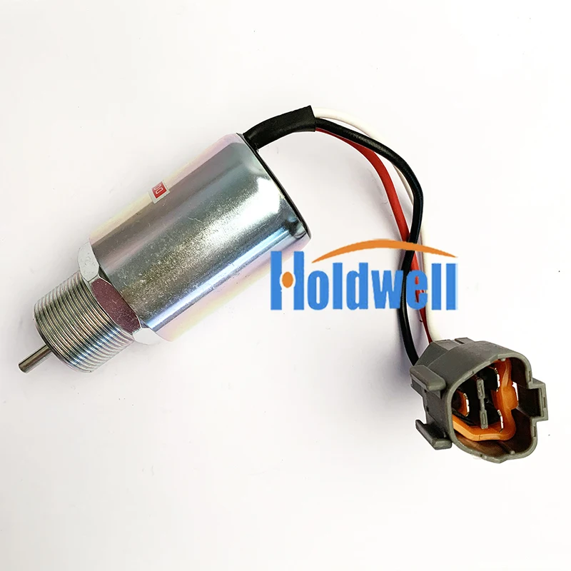Stop Solenoid Holdwell Solenoid Valve PJ7415748 Excavator EC13 EC15 EC15B EC20 EC20B EC25