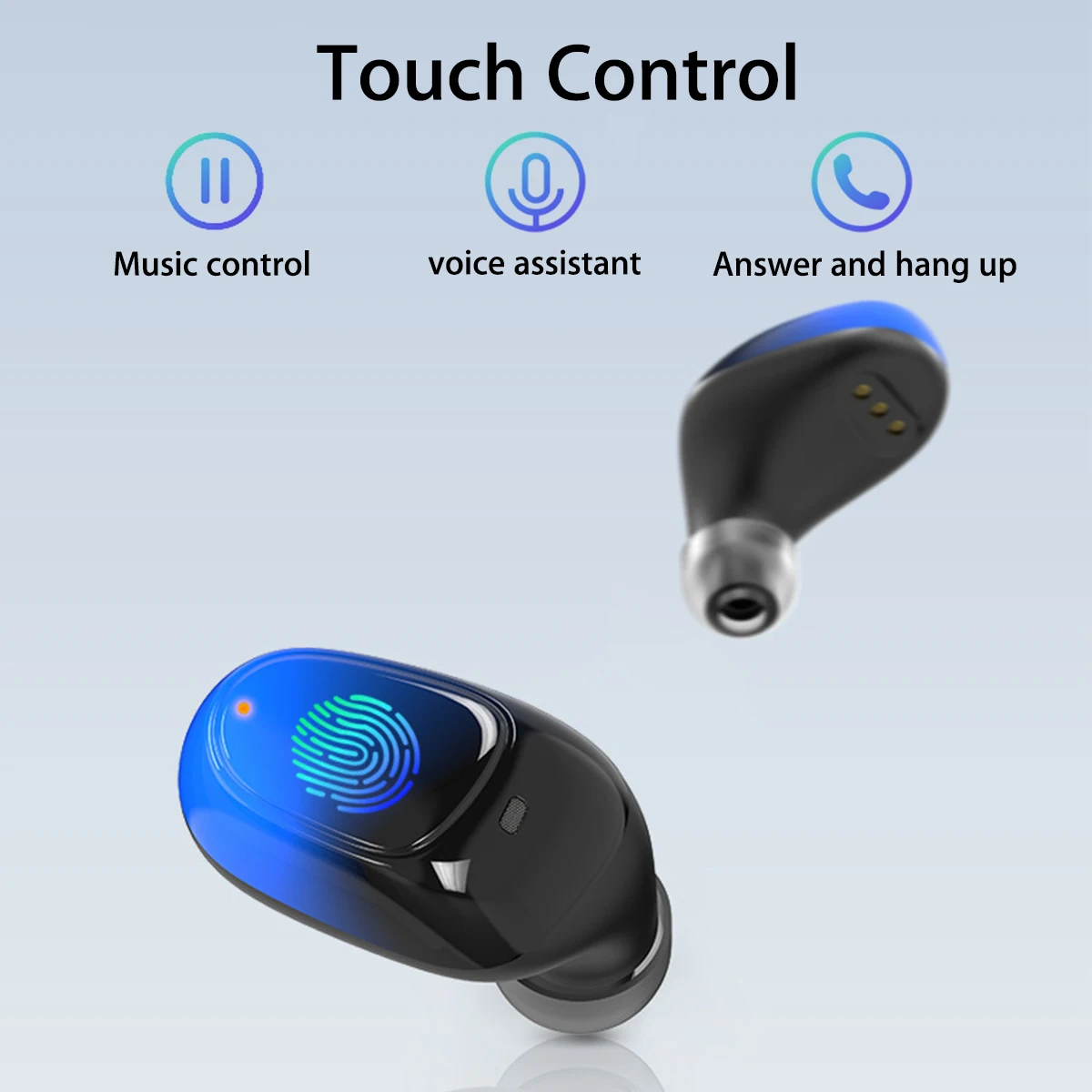 TWS Wireless bluetooth 5.0 Earphones Dual LED Display Hifi Stereo Sound Waterproof Touch Earbuds Bank for Smart Phone