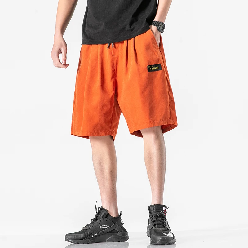 

2020 big man shorts summer fashion drawstring sweatpants colorful half shorts mens losse fit street clothese by biker shorts