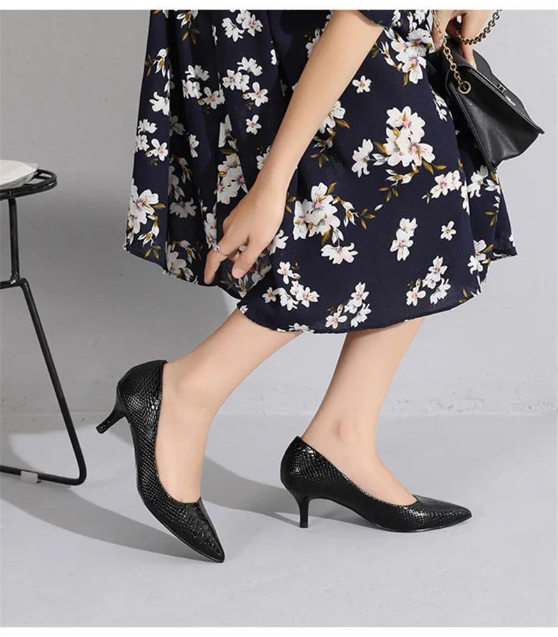 2020 Spring Summer New Slip On Pumps Women's Shoes Sexy Pointed Toe Office Ladies Work Shoes Small High Heels Female Pumps Shoes (13)