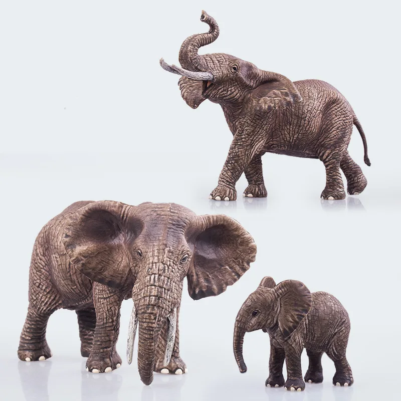 

[] Model Animal Set Model Wild Animal Elephant Tiger Lion