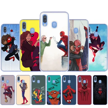 

Marvel Superheroes SpiderMan Hard Phone Case for Samsung A3 A5 A6 A8 Plus A7 A9 A10 A30 A40 A50 A70