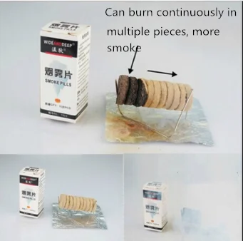 Красочный дым таблетки дым торт дым эффект бомба дым бомба фотография помощь игрушка Хэллоуин божественный подарок дымовая шашка цветная