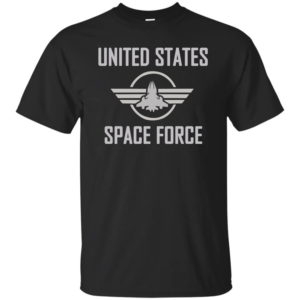 Black T-Shirt For Men - Space Force Usa Shirt Fashion Classic Style Tee |