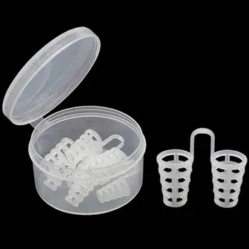 

4Pcs Anti Snore Relief Snoring Stopper Device Nose Clips Sleeping Noisy Aids Device Sleeping Aid Equipment Stop Snoring Tool Set