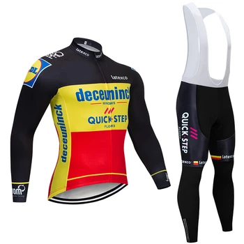 

2019 New Pro Team Quick Step Ropa Ciclismo Hombre Triathlon Cycling MTB Cycling Clothing Cycling Bib Pants Set Cycling Jersey