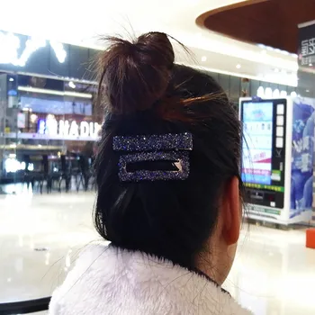 Billige Frühling Und Sommer 2020 Neue Haarnadel Set Strass Entenschnabel Pony Clip Haar Zubehör