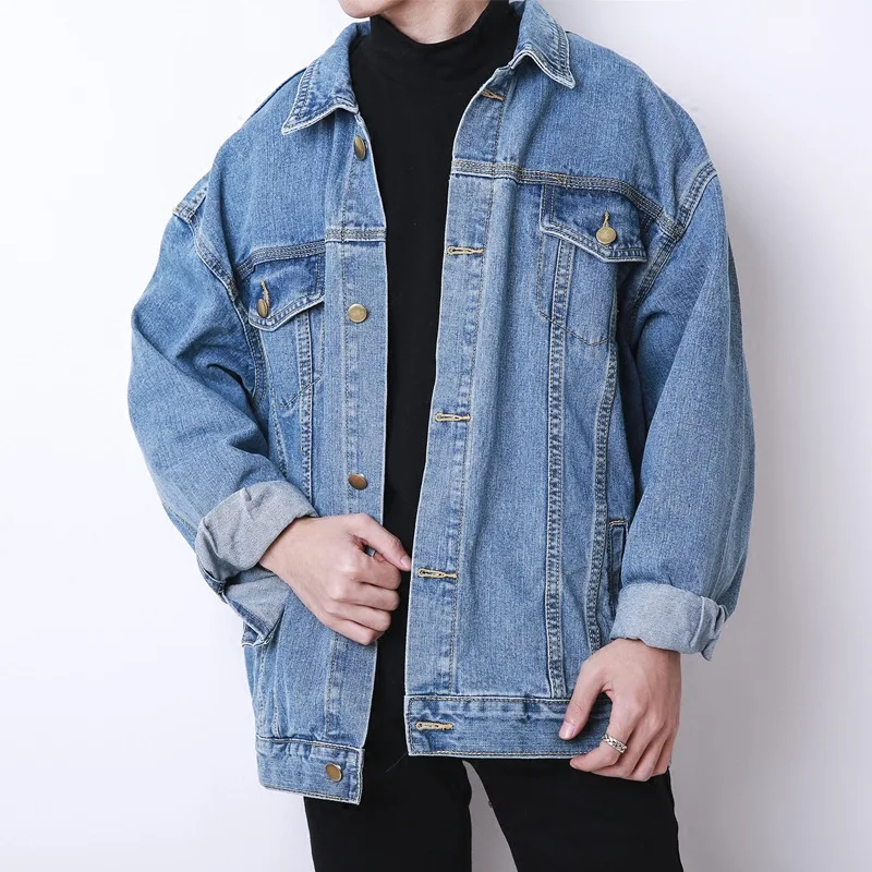 oversized denim jacket men