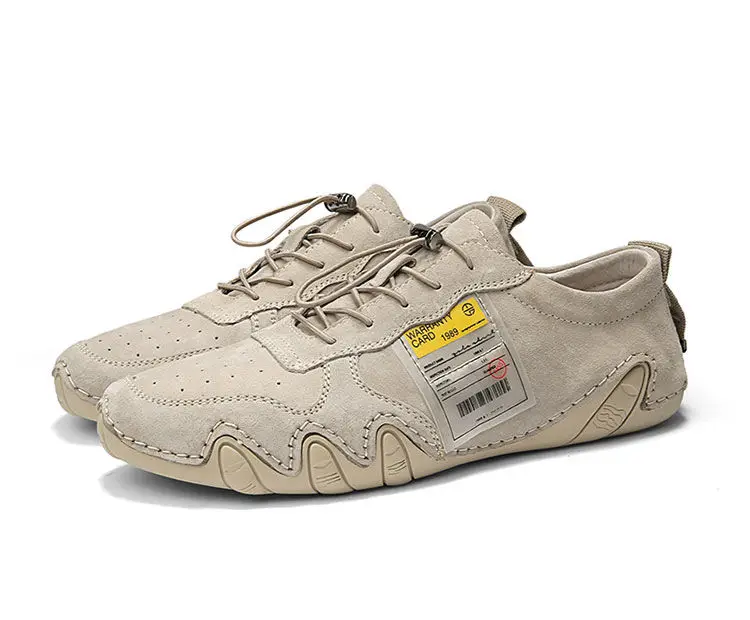 

2020 Popular Mens Shoes Comfortable Genuine Leather loafers Shoes Casual Breathable Octopus Shoes Cool Korean-style Peas Shoe