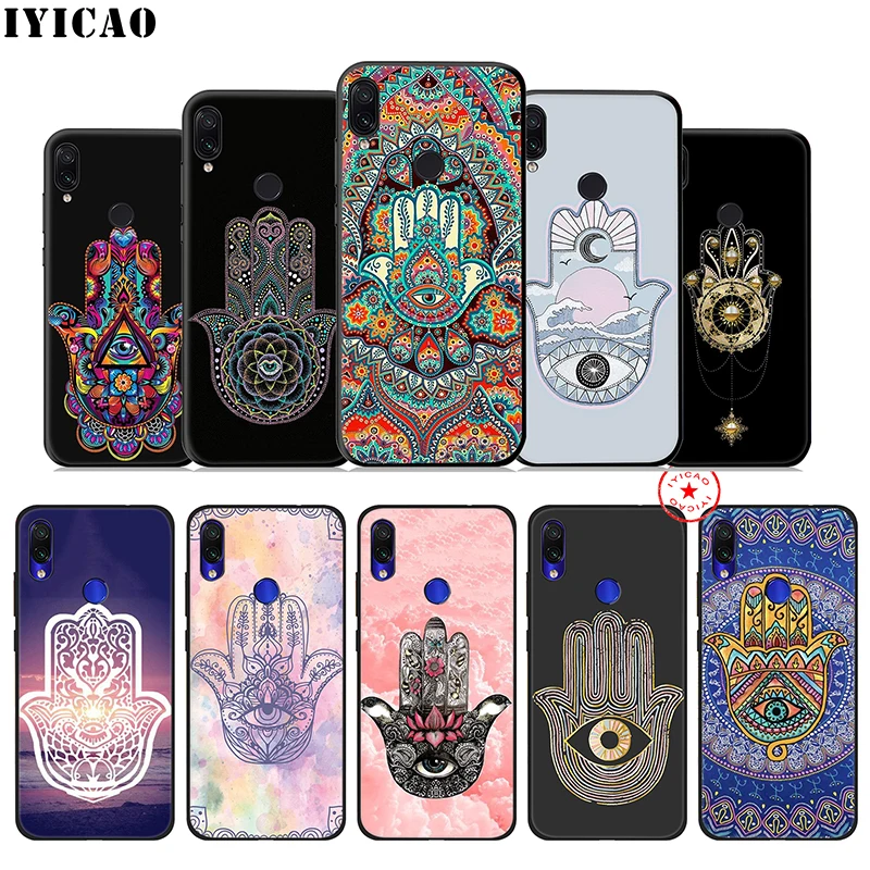 Мягкий чехол IYICAO Hamsa Hand of Fatima для Xiaomi Redmi K20 8A 7A 7 6 6A 5A 5 Plus 4X 4A Go Pro TPU |