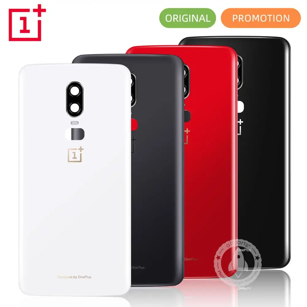 

Original Housing For Oneplus 6 Back Cover For One Plus 6 Battery Door Real Back Cover Glass Phone Housing Case Replacement Parts