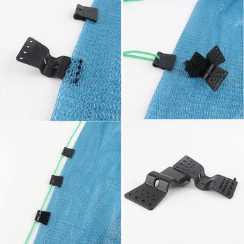 

10~100Pcs Sunshade Net Clip Agriculture Greenhouse Clamp Curtain Hook Insect Proof Net Fixing Clip Balcony Fence Cloth Clips
