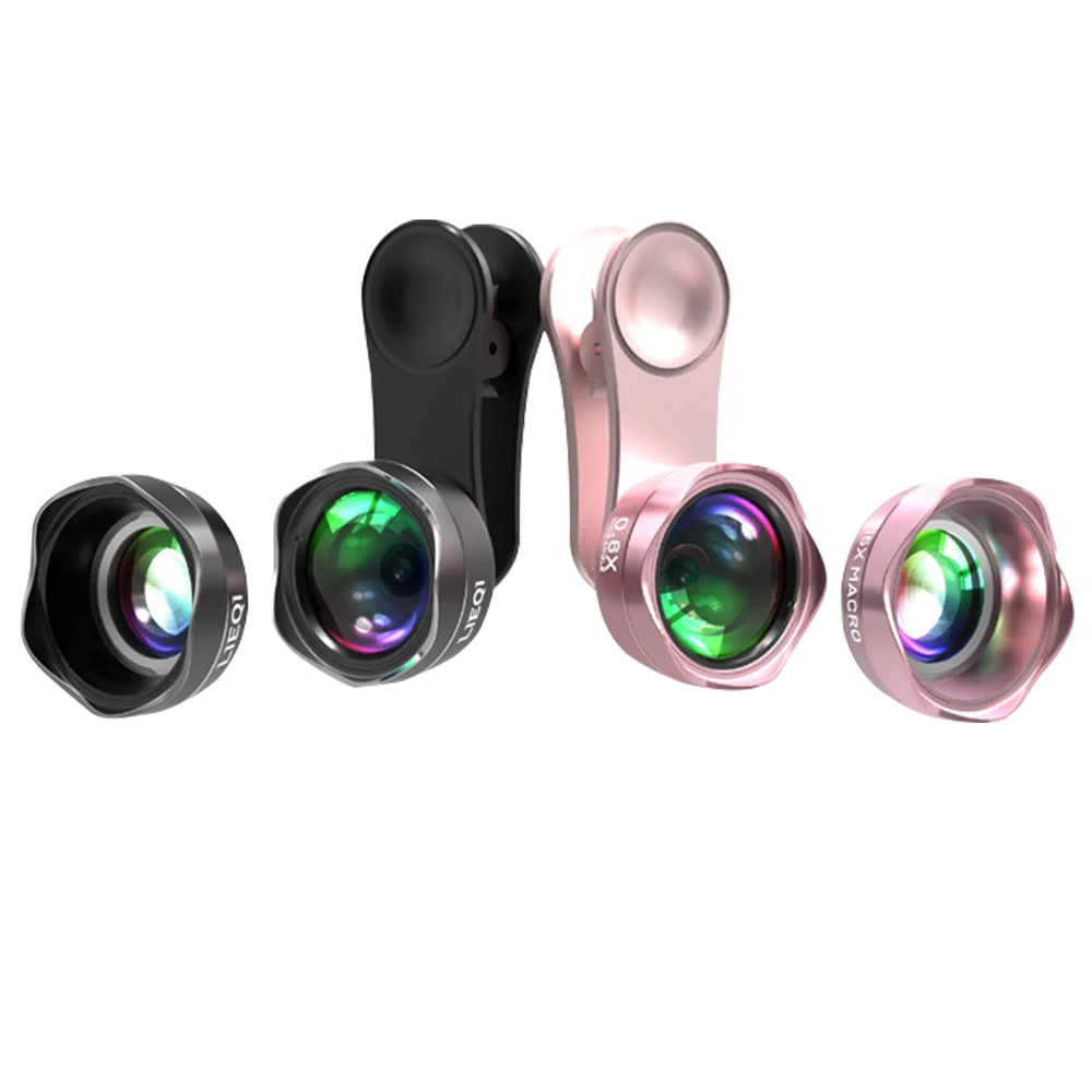 

Mobile phone telephoto lens telephoto macro fisheye five in one suitable for ios and Android phones lens for phone